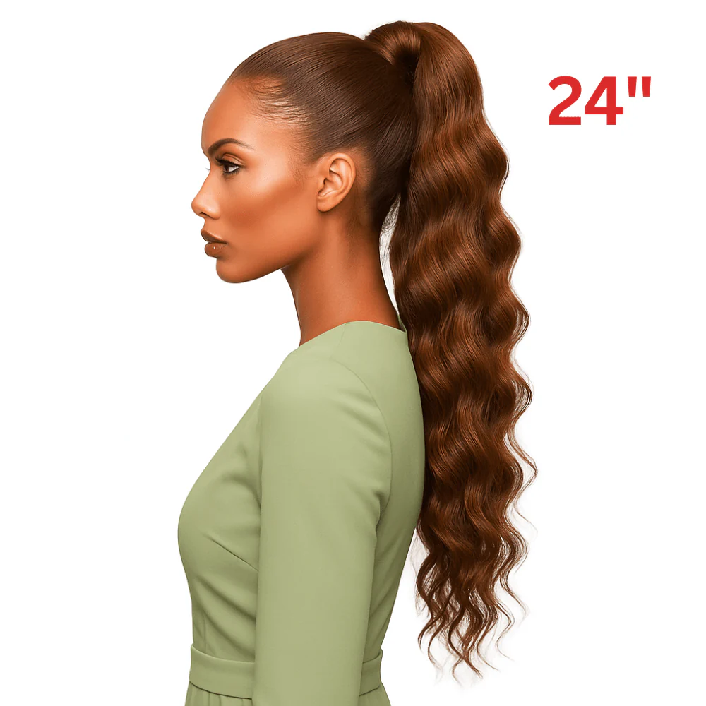 Dream Hair El Ponytail Wavy Human Hair 22" & 24" - Image 15