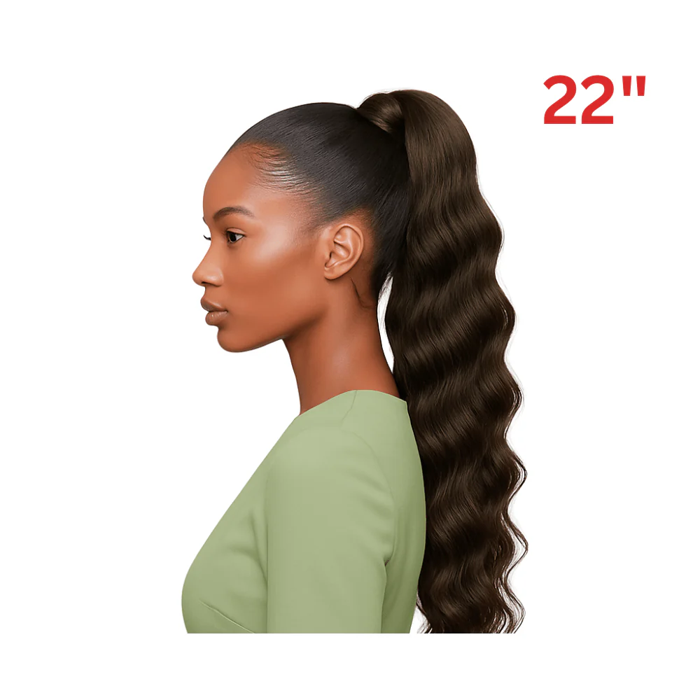 Dream Hair El Ponytail Wavy Human Hair 22" & 24" - Image 6