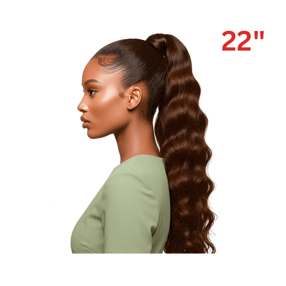 Dream Hair El Ponytail Wavy Human Hair 22" & 24" - Image 8