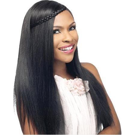 Dream Hair H&S Weaving Yaki Straight - Human & Premium Synthetic Hair 100 g