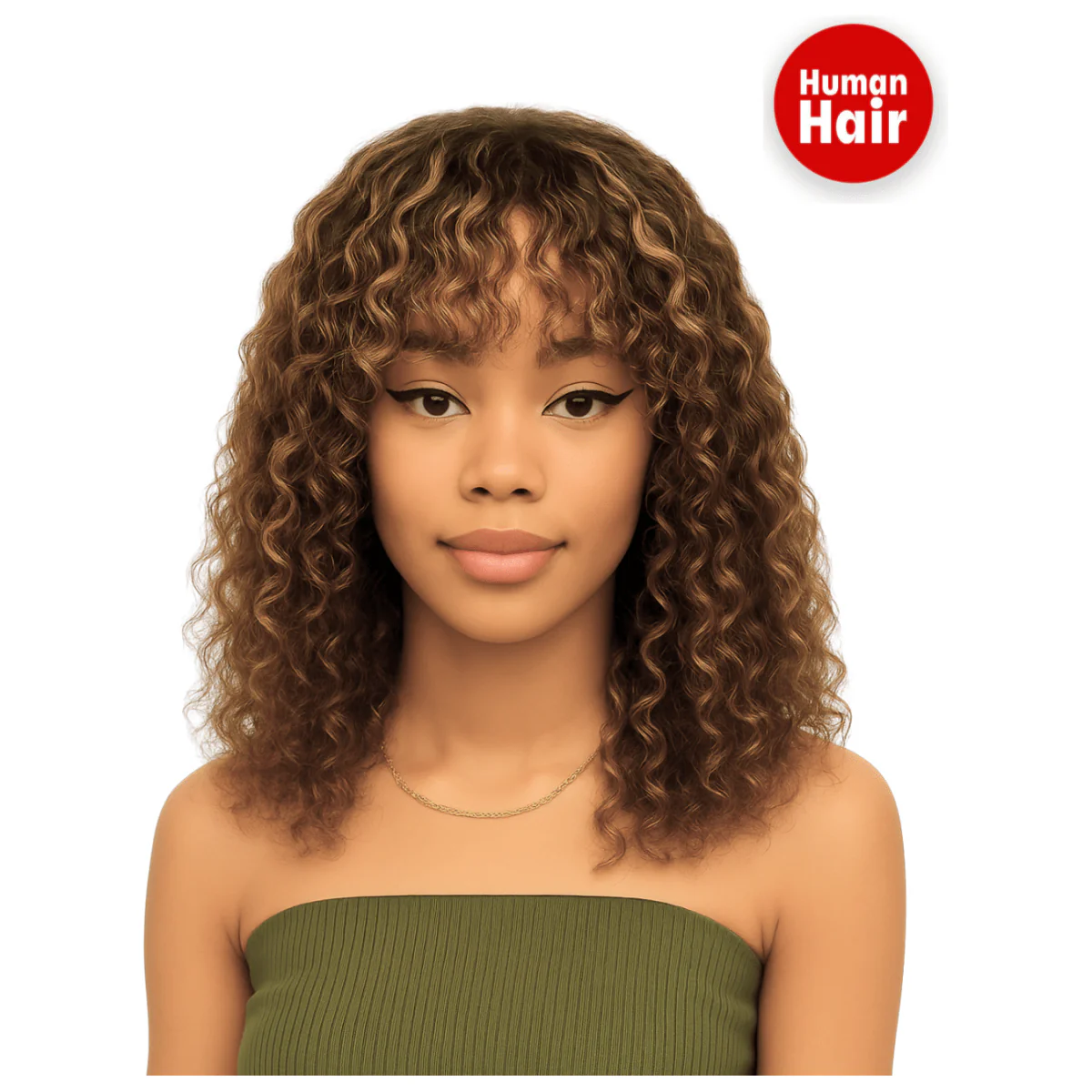 Dream Hair Human Hair bangs bob wig 12" - Image 5