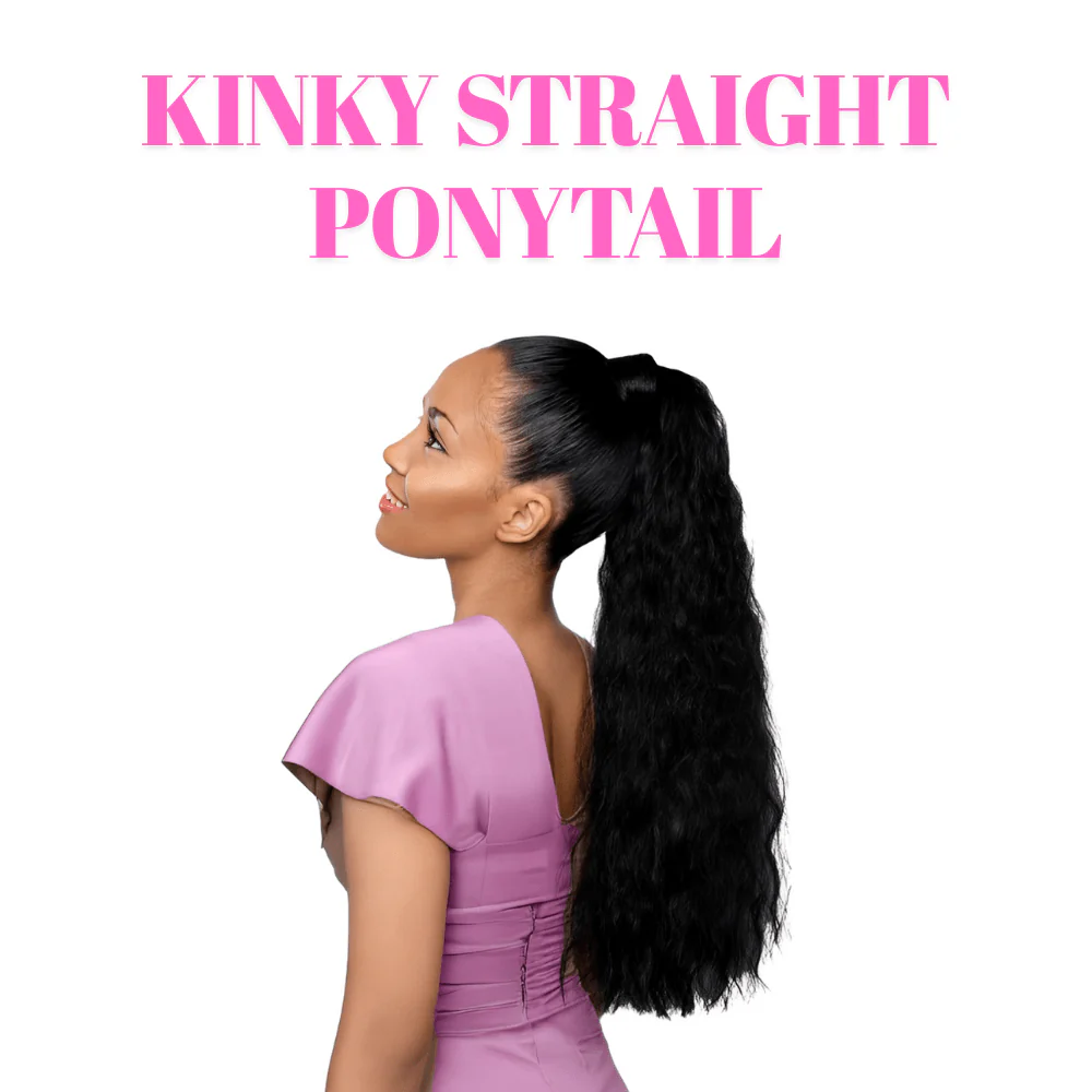 Dream Hair Kinky Straight Ponytail 22"