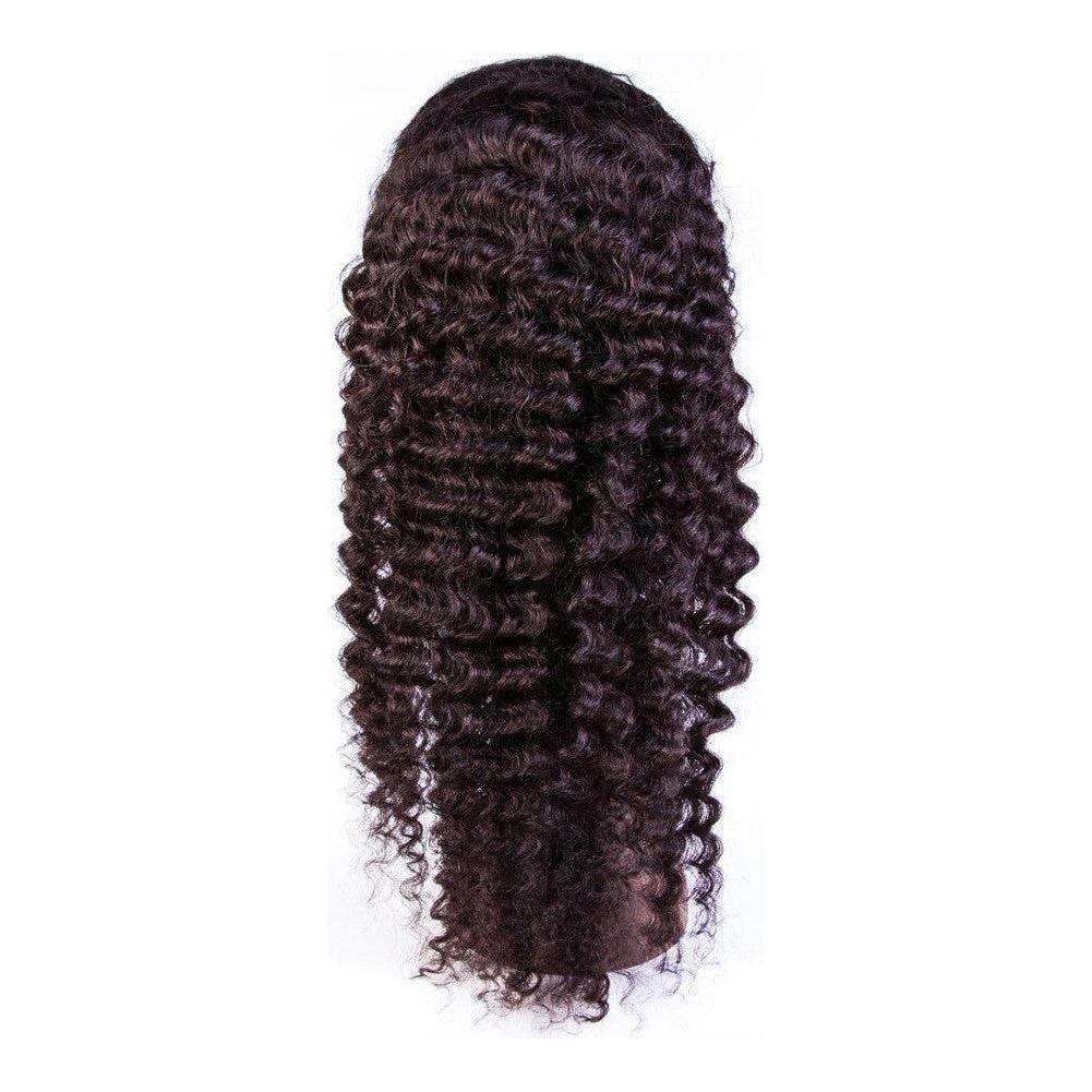 Dream Hair Natural Brazilian Hair Top Perücke Deep Wave Col: Natural - Image 3