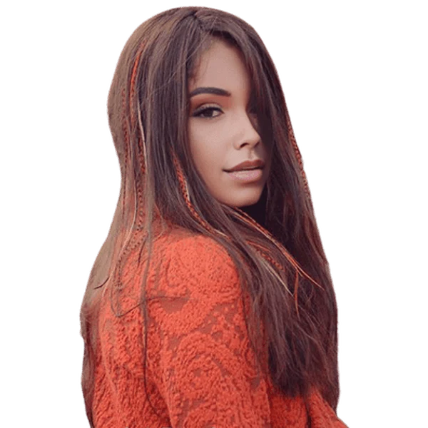 Dream Hair One Clip-In Feather Extensions Kunsthaar - Image 2
