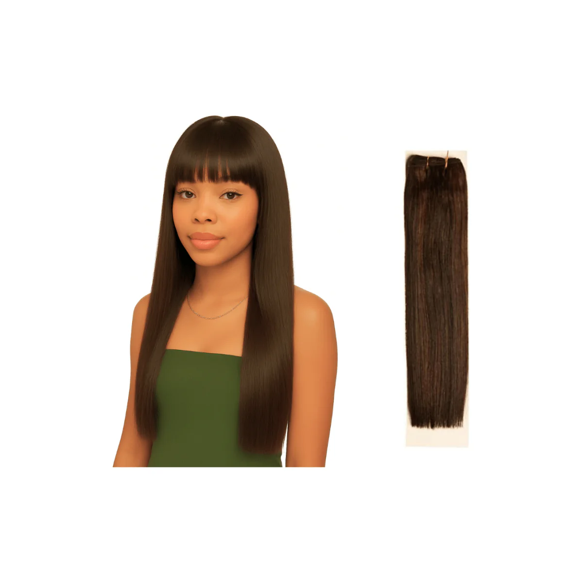Dream Hair Premium Euro Straight (70%Human Hair, 30%Synthetic Hair)