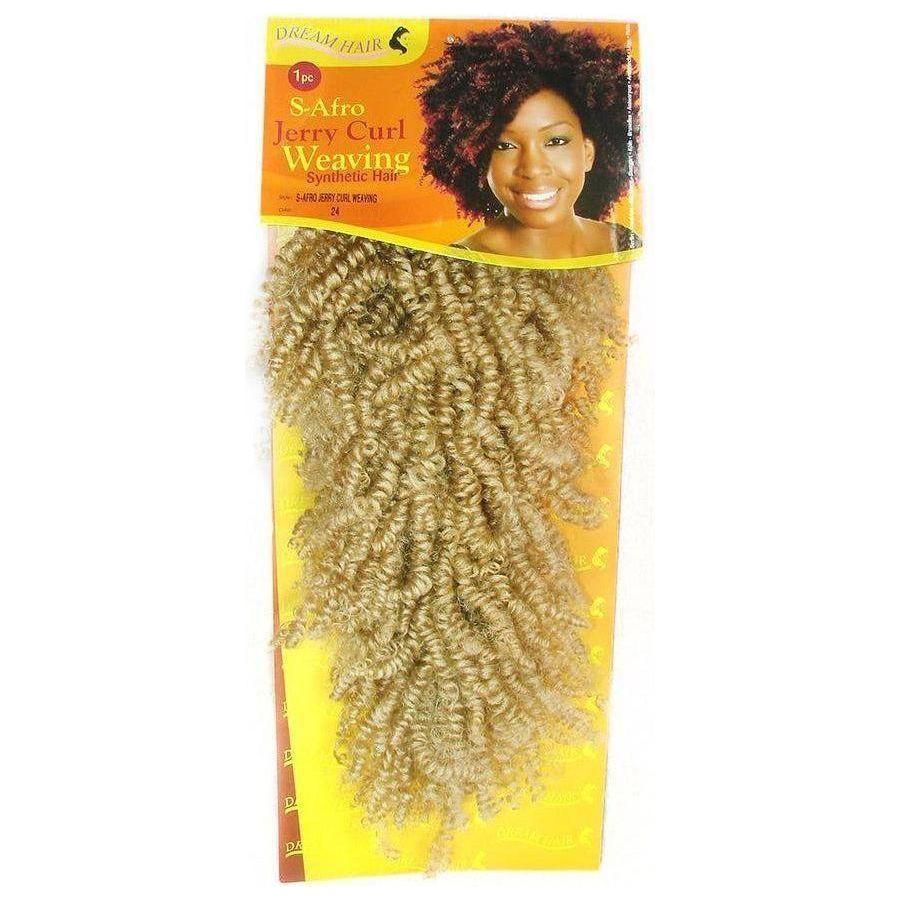 Dream Hair S-Afro Jerry Curl Weaving Synthetic Hair 18" 1Pc.