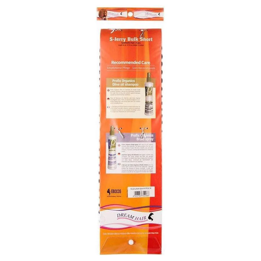 Dream Hair S-Jerry Bulk Short Synthetic Hair 4 Pcs Pack - Image 4