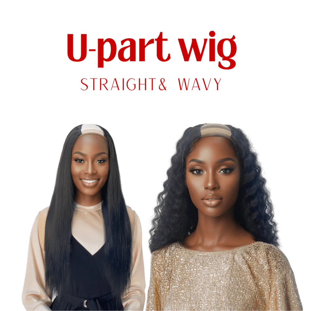 Dream Hair U-part wig Straight & Wavy 22inch (natural color)