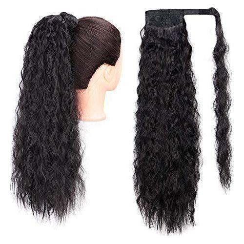 Dream Hair Water Wave Curly Synthetic Ponytail 22" - Image 3