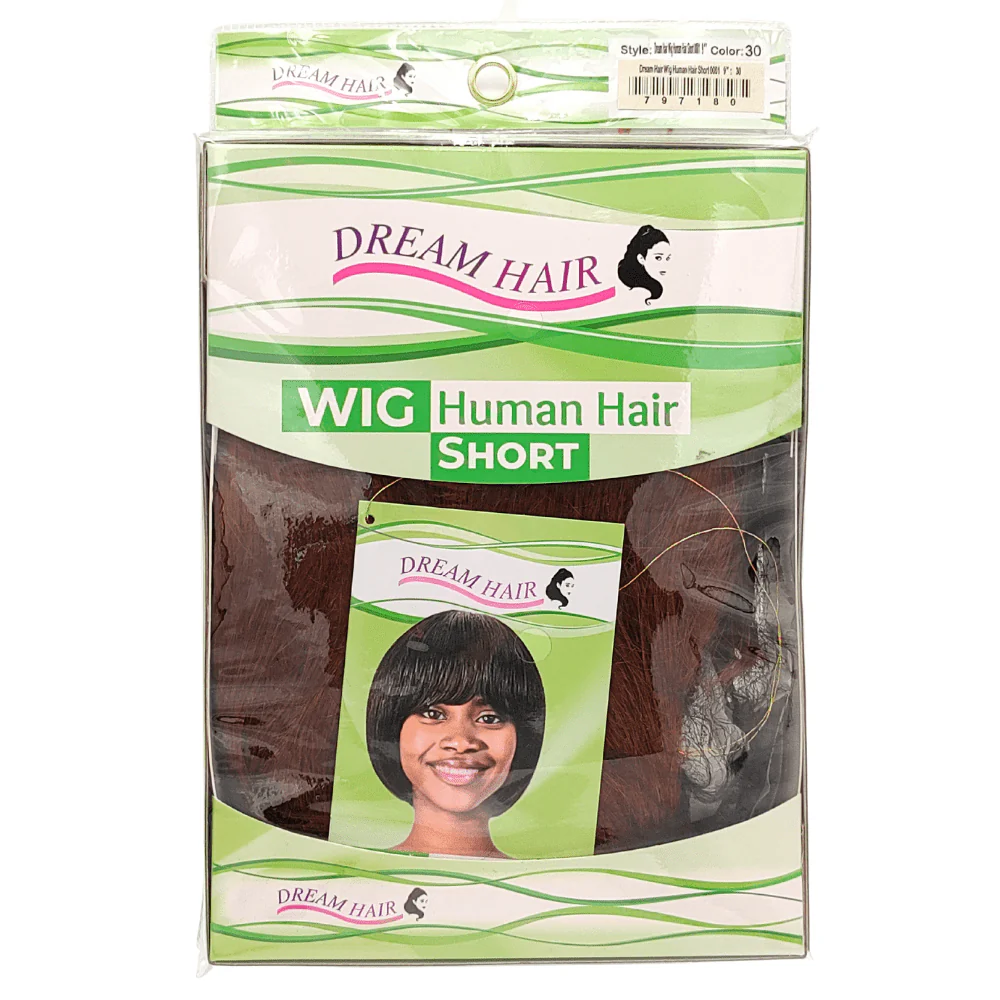 Dream Hair Wig HUMAN HAIR Short 0001 - Image 2