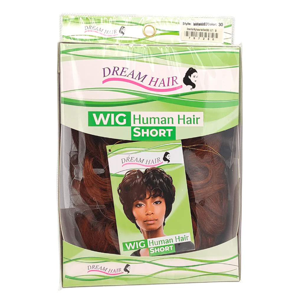 Dream Hair Wig HUMAN HAIR Short 0003 - Image 2