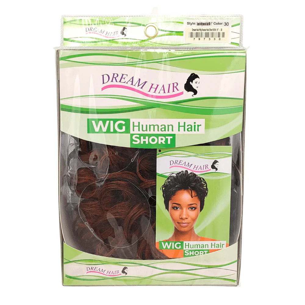 Dream Hair Wig HUMAN HAIR Short 0004 - Image 2