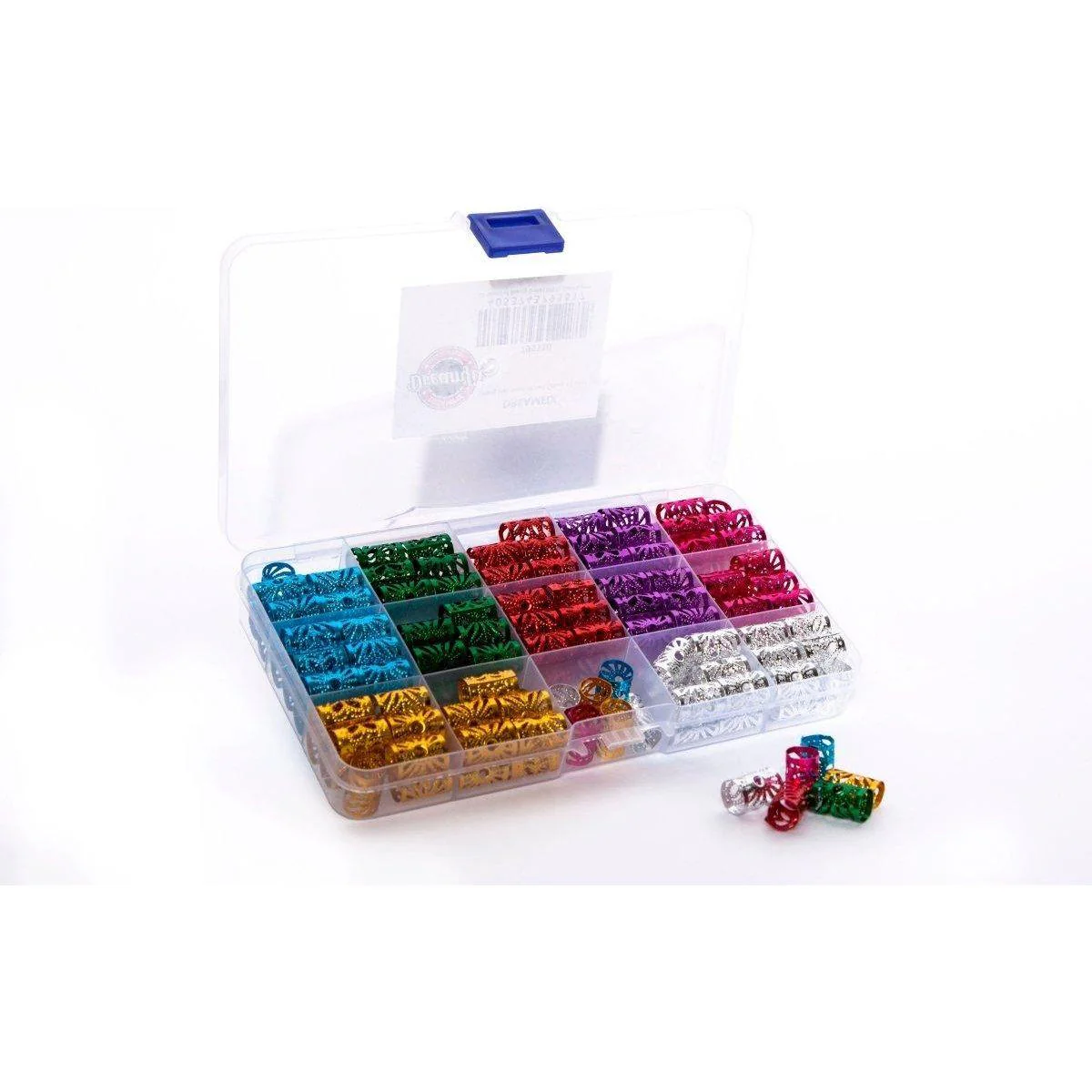 Dreamfix 170Pcs Hair Beads Vibrant Colors 7 Colors - Image 4