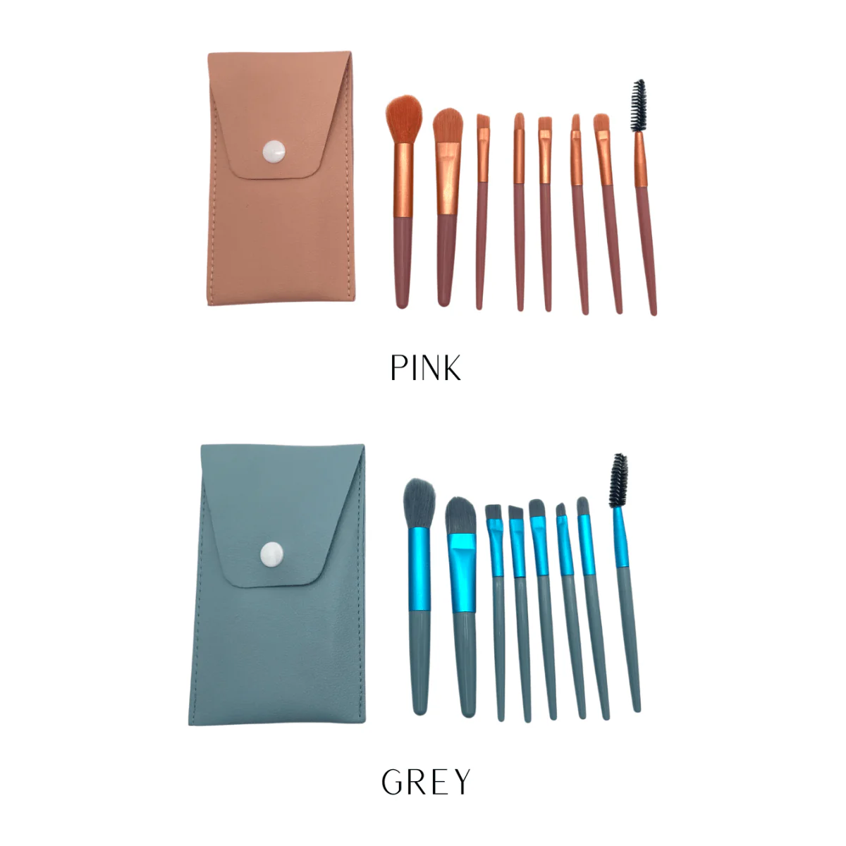 Dreamfix 8pcs Travel Makeup Brushes