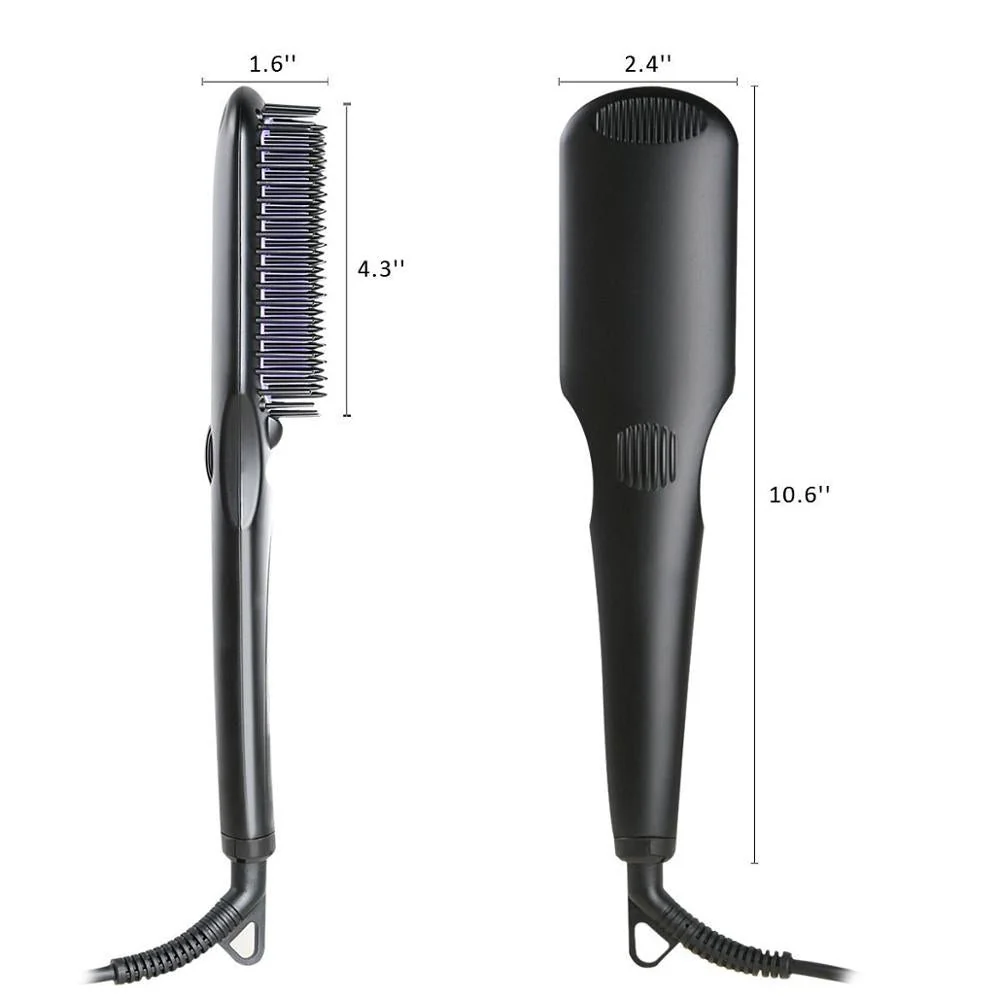Dreamfix Adjustable Heated Straightening Ceramic Brush (Black) - Image 6