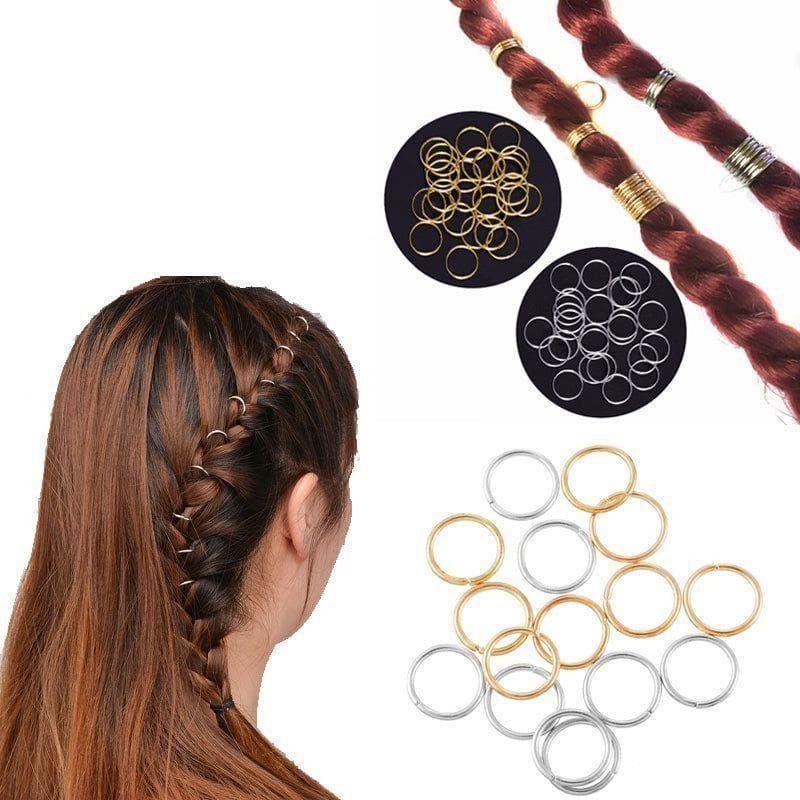 Dreamfix African Women Spring Twist Hair Rings 100 pcs - Image 3