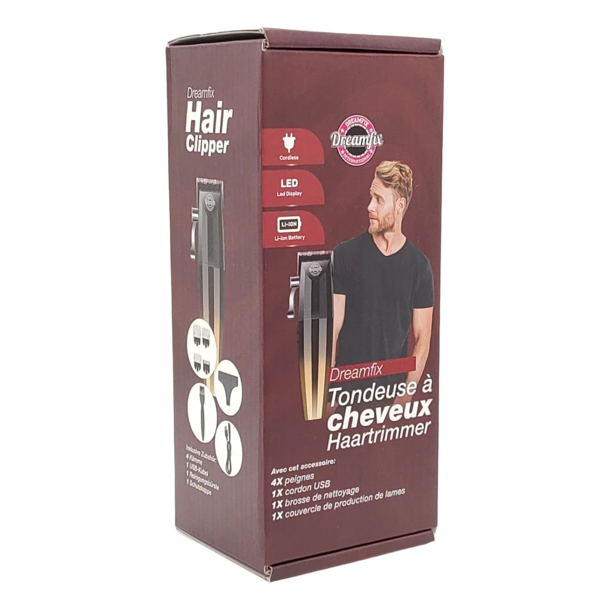 Dreamfix Cordless Hair Clippers for Men – USB Rechargeable - Image 6