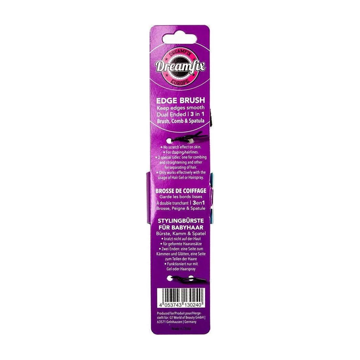Dreamfix Edge Brush 3 in 1 Brush, Comb & Spatula - Image 3