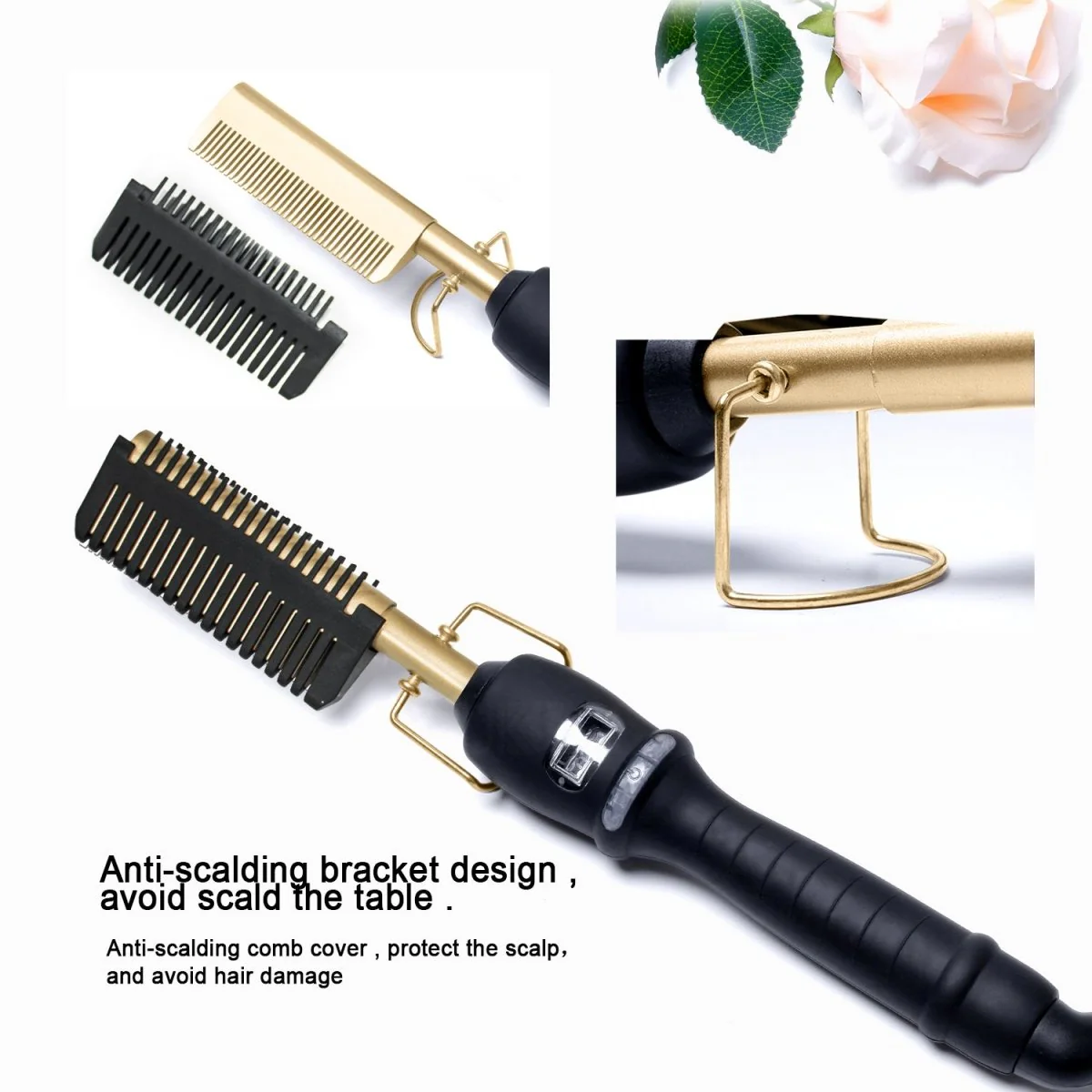 Dreamfix Electric Ceramic Hot Comb – Adjustable Heat - Image 3