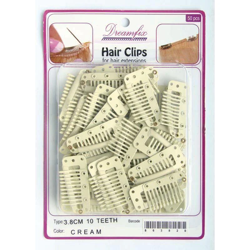 Dreamfix Hair Clips 50 PCS for Extensions - Image 9