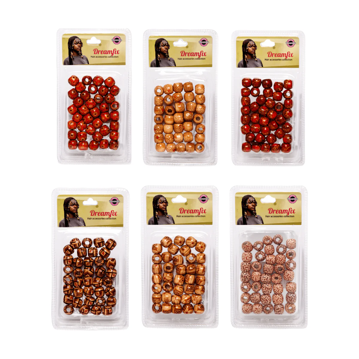 Dreamfix Hair Wood Beads For Children - Image 2