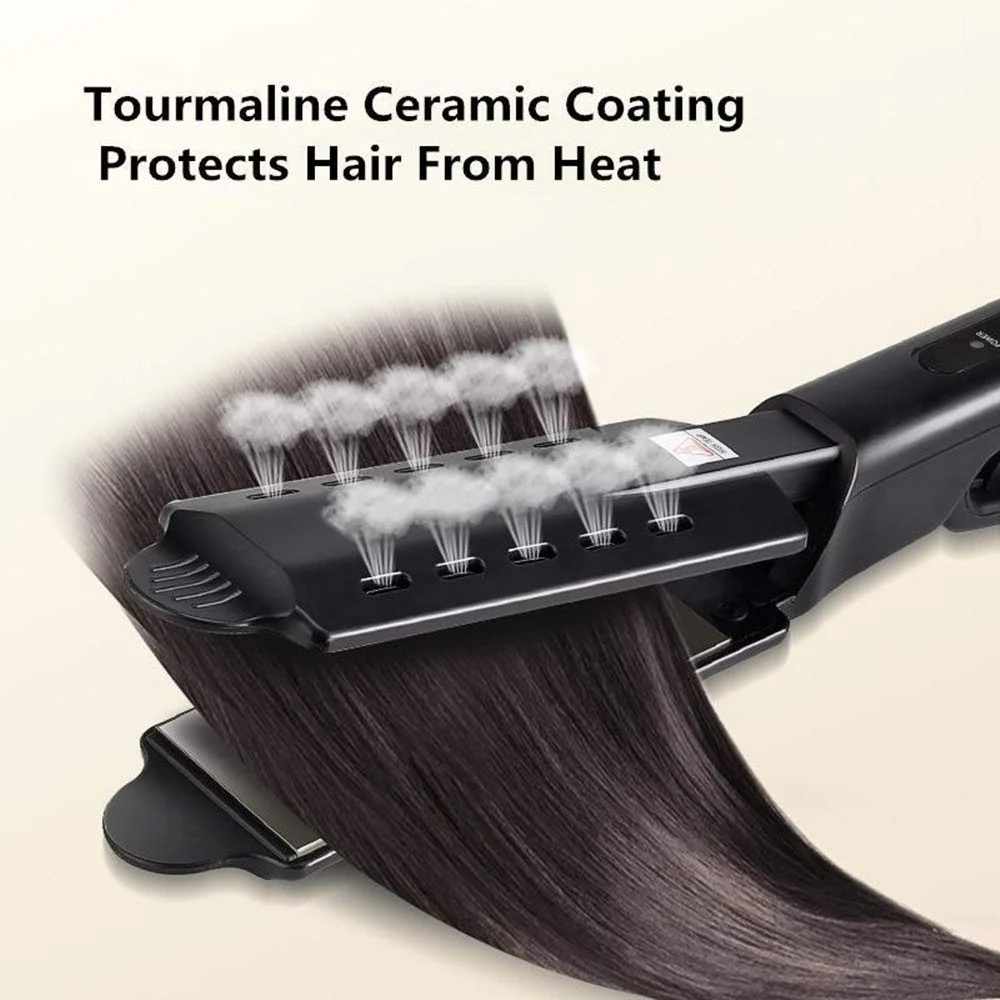 Dreamfix Titanium InstaHeat Wet & Dry Straightener (Black) - Image 4