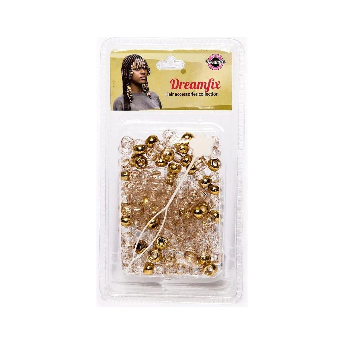 Dreamfix Plastic Hair Beads For Kids Assorted - Image 6