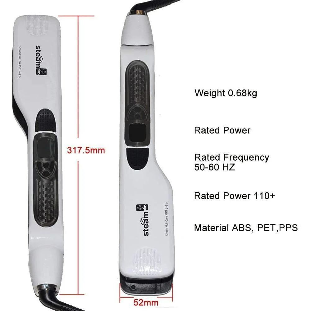 Dreamfix Steam-Infused Nano Brush Straightener (White) - Image 4