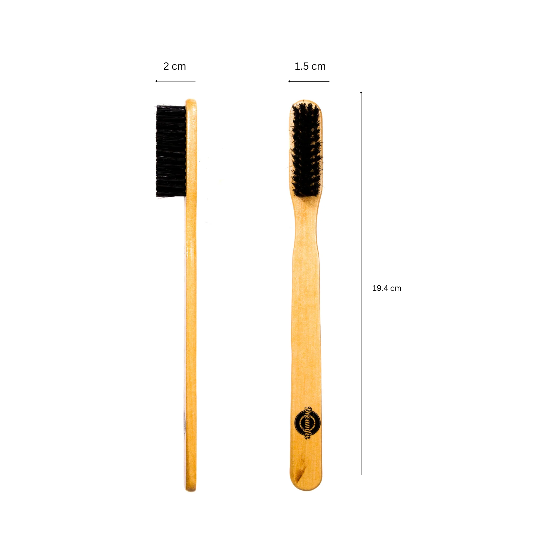Dreamfix Ultimate Edge Brush 100% Boar Bristles 19.4*1.5*2cm - Image 4
