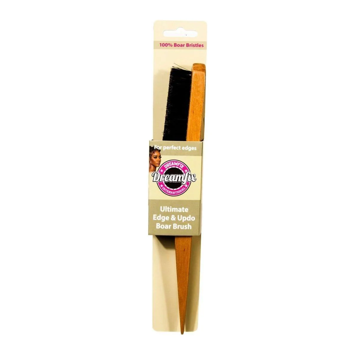 Dreamfix Ultimate Edge & Updo Brush 100% Boar Bristles - Image 3