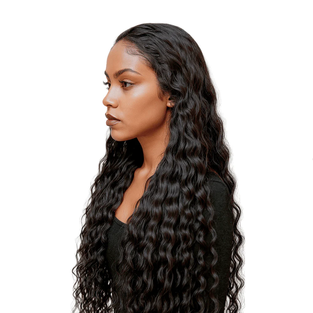 Dream Hair 13*4 Water Wave Wig 26" (natural color) - Image 3