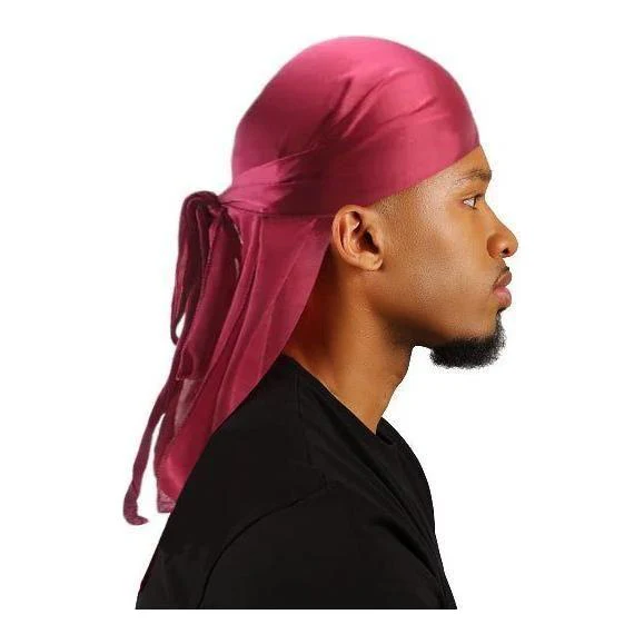 Durag Velvet Unisex Red/Black - Image 2