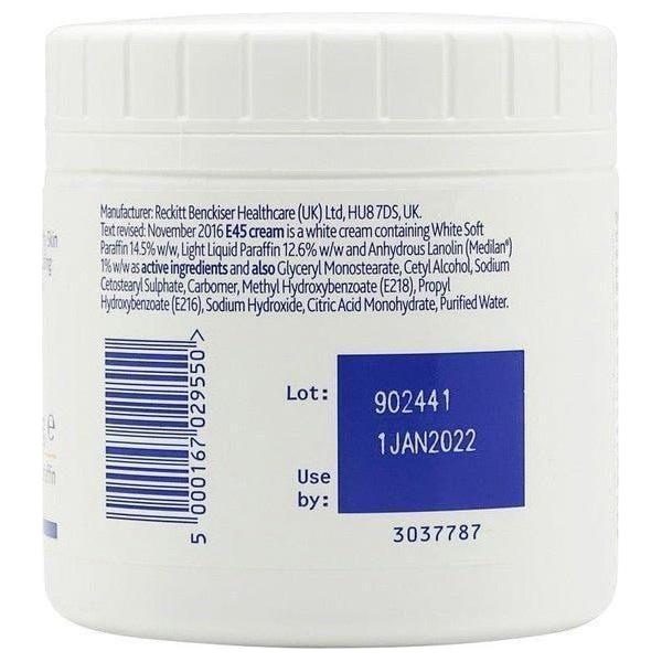 E45 Dermatological Cream Treatment for Dry Skin 350g - Image 2