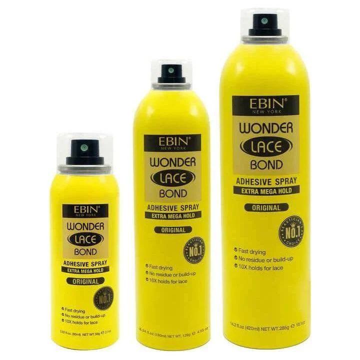 Ebin New York Wonder Lace Bond Extra Mega Hold Spray 420/180/80 ml