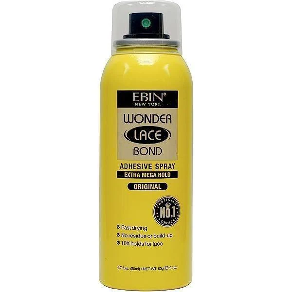 Ebin New York Wonder Lace Bond Extra Mega Hold Spray 420/180/80 ml - Image 3