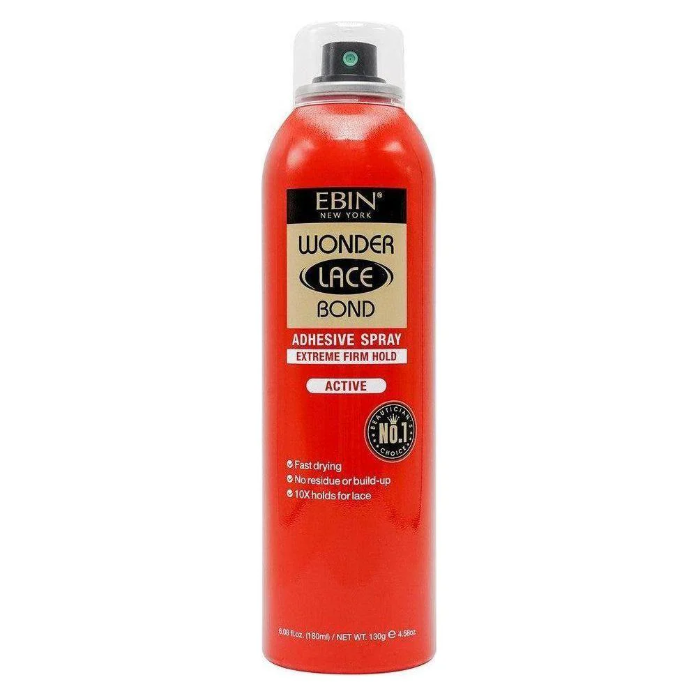 Ebin New York Wonder Lace Bond Extreme Firm Hold Spray Active 420/180/80 ml - Image 2