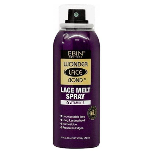 Ebin New York Wonder Lace Bond Lace Melt Spray Silk Protein/Keratin/Vitamin E 80ml - Image 6