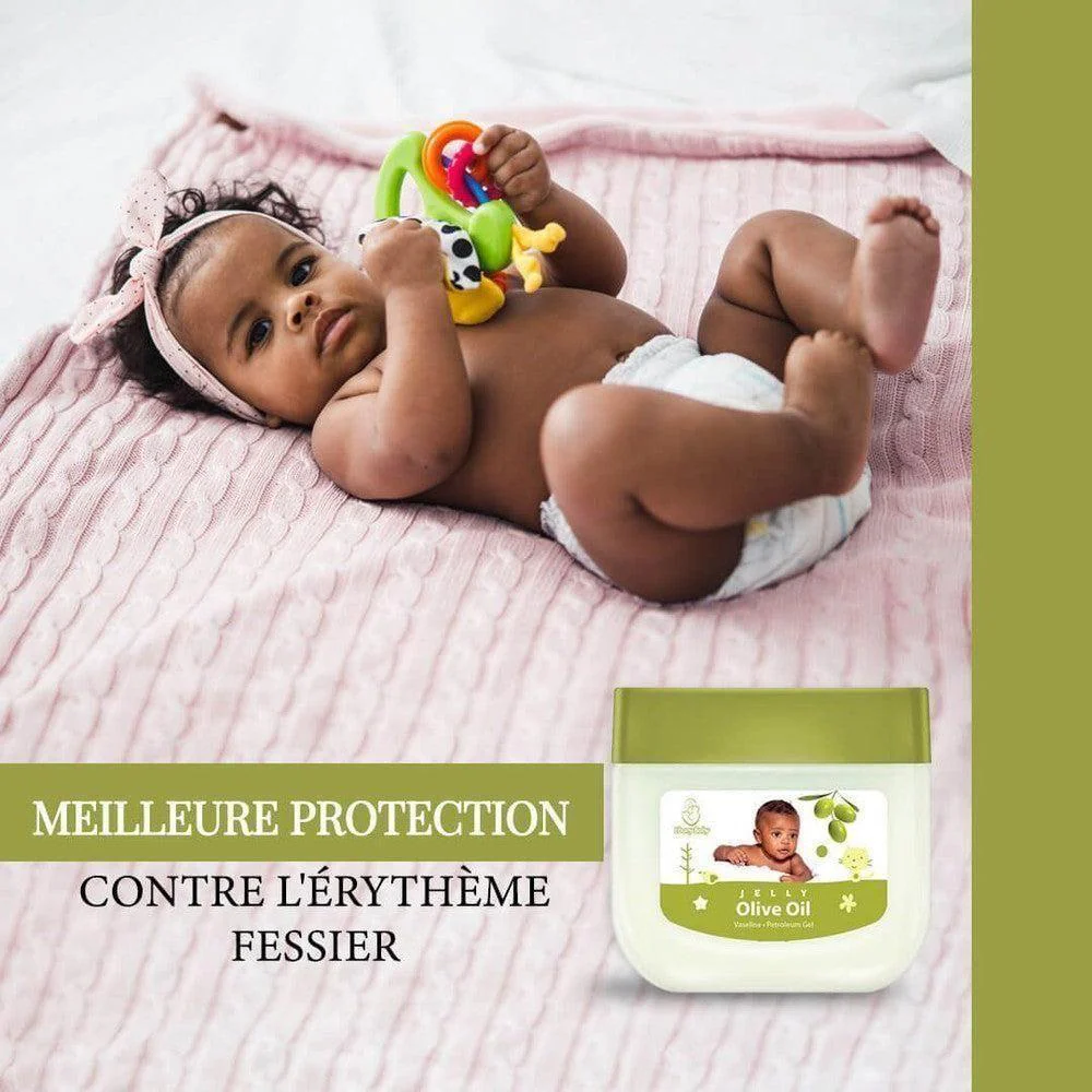 Ebony Baby Petroleum Jelly Olive Oil 440ml - Image 4