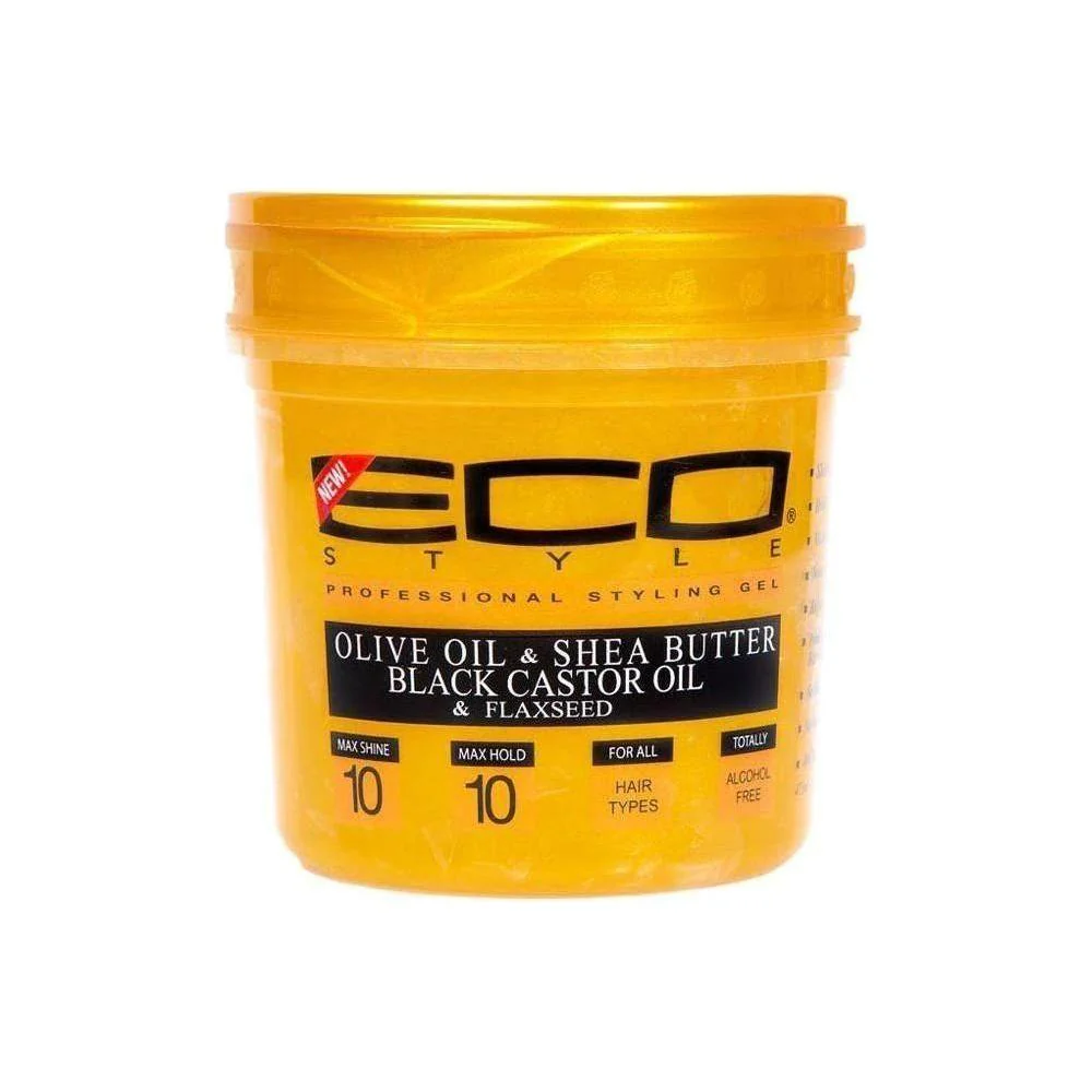 Eco Style Styling Gel Olive Oil & Shea Butter 80oz/16oz/8oz - Image 5