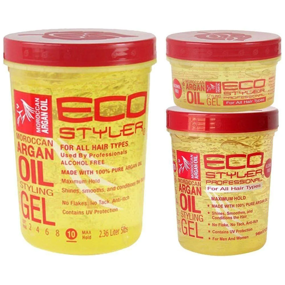 Eco Styler Moroccan Argan Oil Stylin 80oz/32oz/16oz/8oz