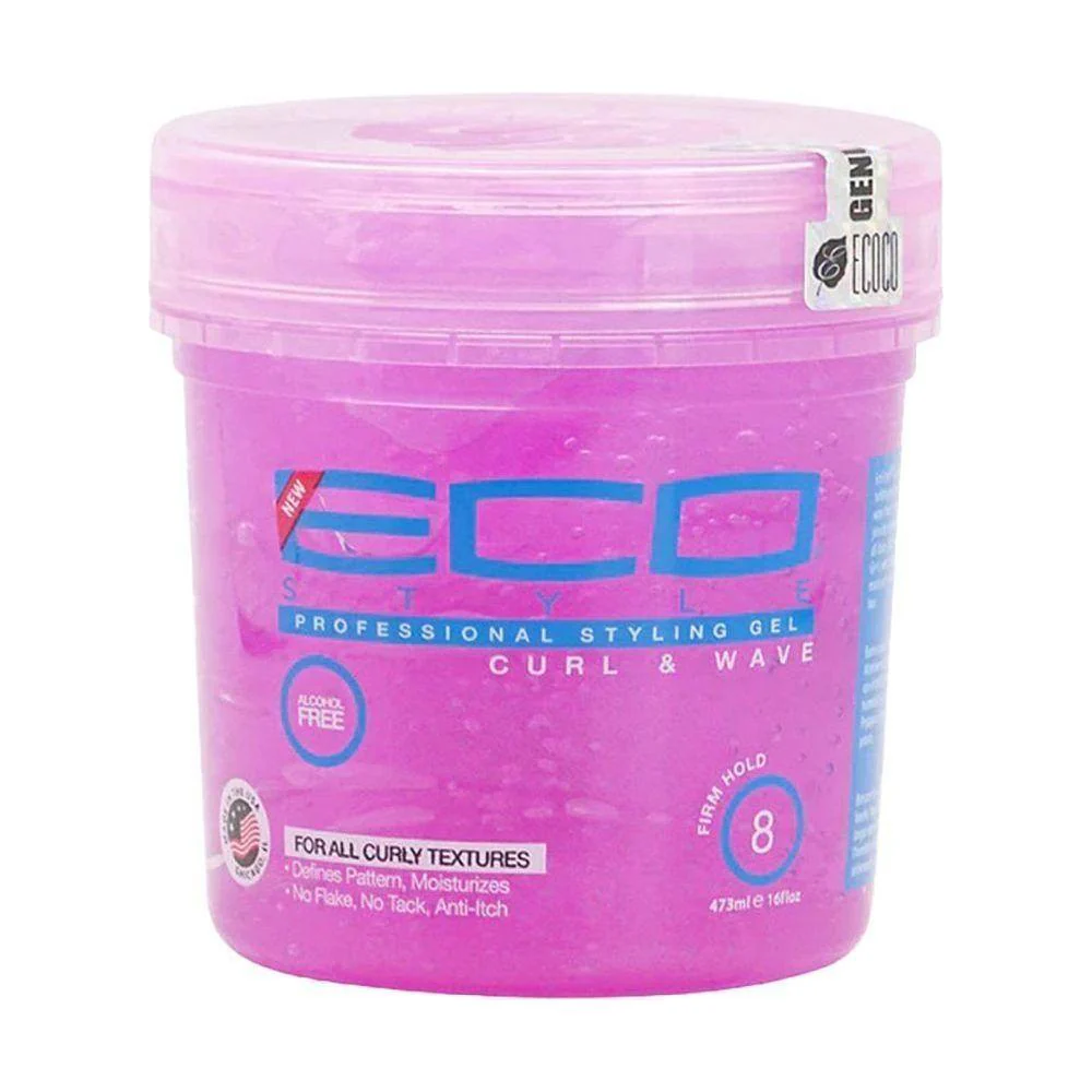 Eco Styler Pink Curl & Wave Firm Hold Styling Gel 32oz/24oz/8oz/16oz/5LB - Image 5
