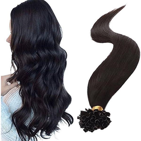 Dream Hair Extensions with Keratin U-Bondings 20"/50cm Human Hair, Echthaar Strähnen - Image 4
