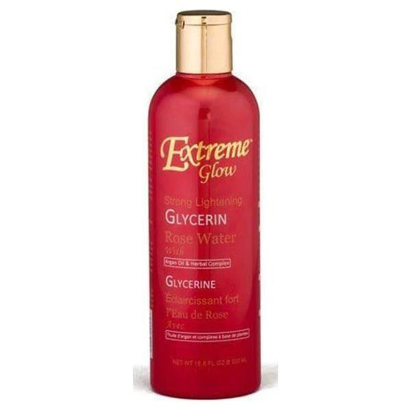 Extreme Glow Rose Water with Argan Oil & Herbal Complex Strong Lightening Glycerin 500ml