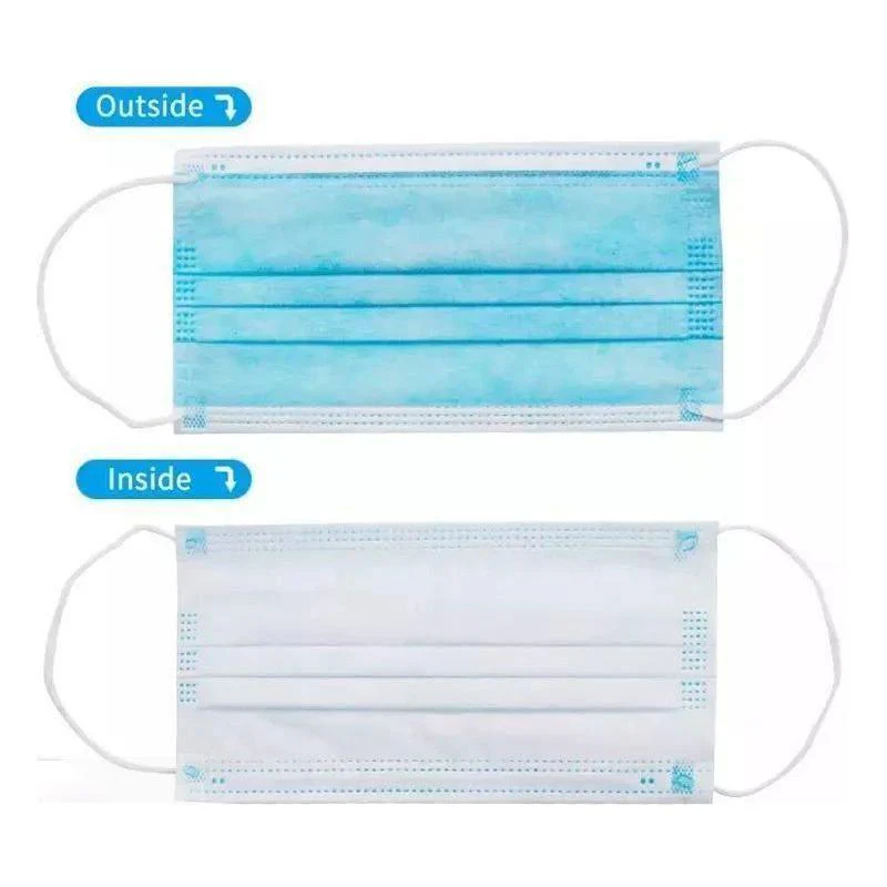 Face Mask Thick 3-Layer Mask with Earloops - Image 2