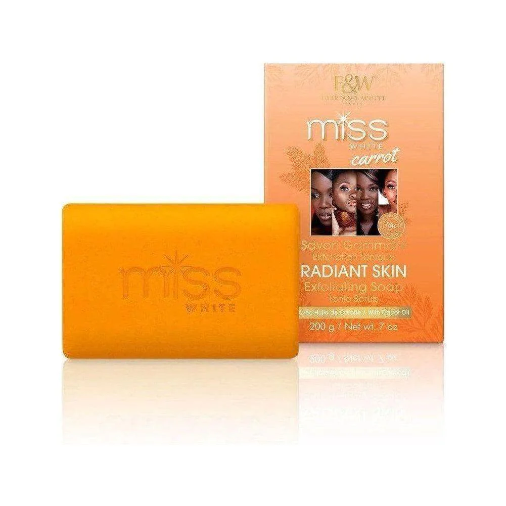 Fair and White Miss White Carrot Exfoliant Soap 200 g