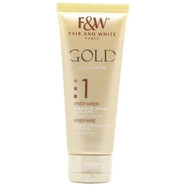 Fair & White GOLD Ultimate Prepare Sugar Exfoliator for Face 75ml