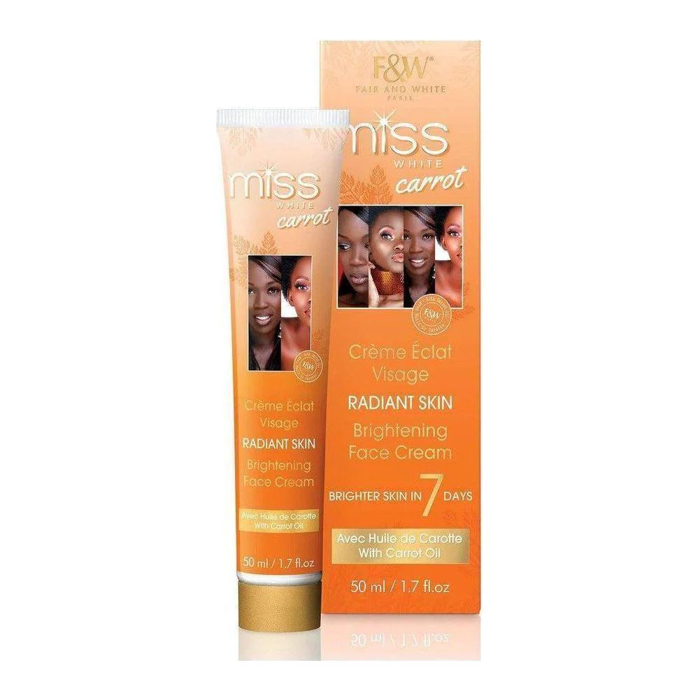 Fair & White Miss White Carrot Brightening Cream 50ml