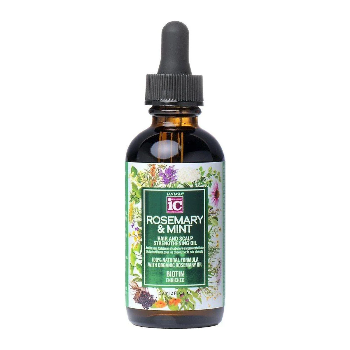 Fantasia IC Rosemary & Mint Hair & Scalp Strengthening Oil 2oz