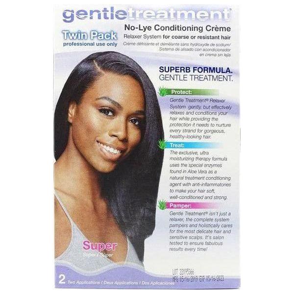Gentle Treatment Super No-Lye Conditioning Creme Relaxer Sytem Twin Pak - Image 3
