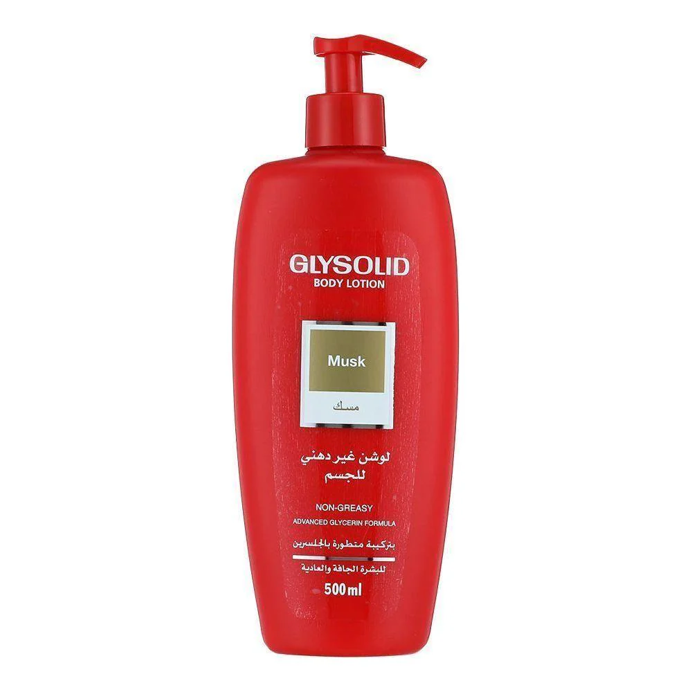 Glysolid Musk Body Lotion 500 ml / 250 ml - Image 2
